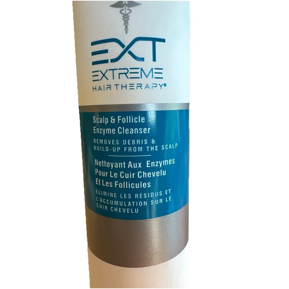 ✅️ EXT Extreme Hair Therapy Scalp‎ & Follicle Enzyme Cleanser NEW 8oz (Two Pack)